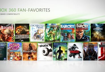 An image showing many of the games that are backwards compatible with the Xbox One